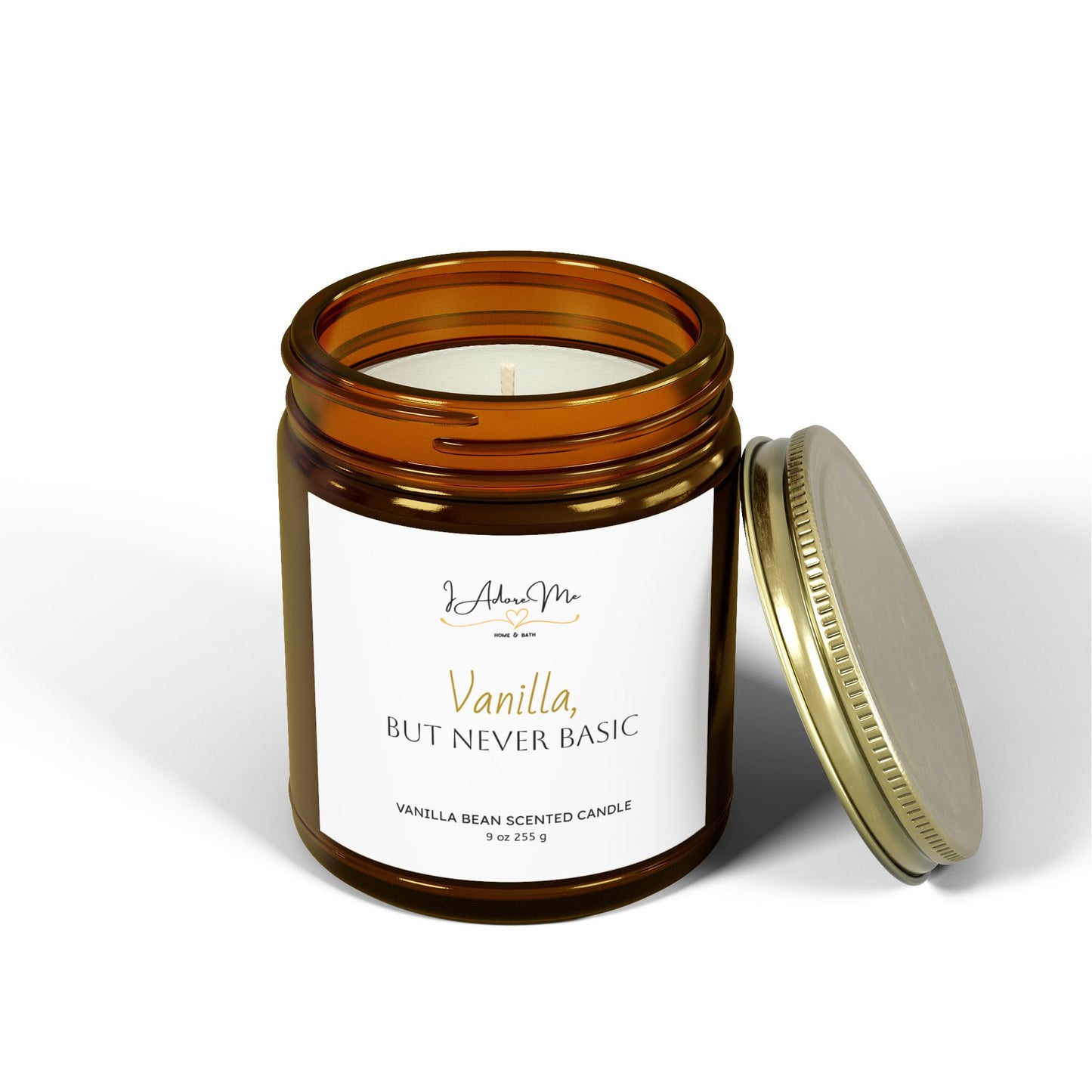 Vanilla, but Never Basic - Vanilla Bean Scented Candle - 9oz
