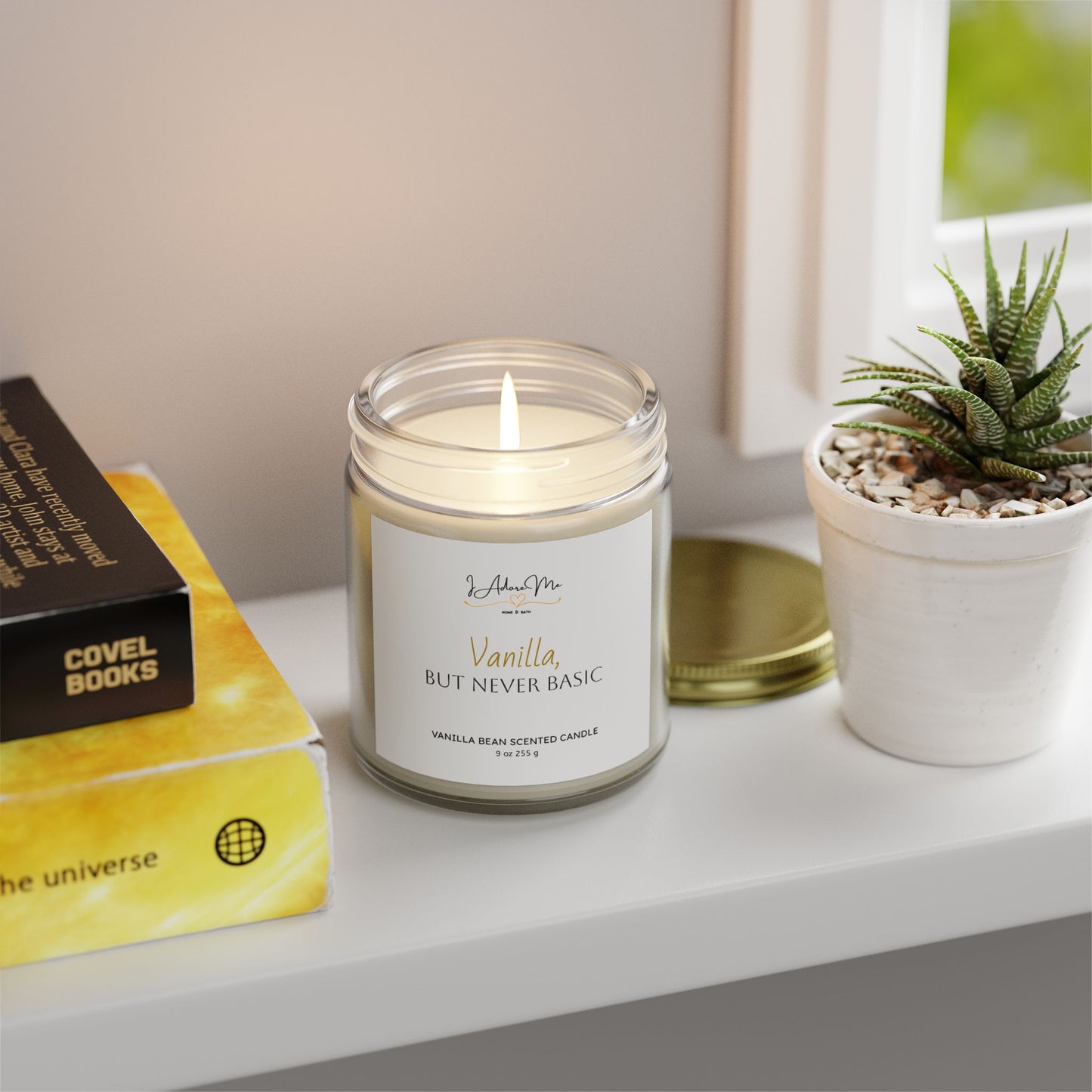 Vanilla, but Never Basic - Vanilla Bean Scented Candle - 9oz