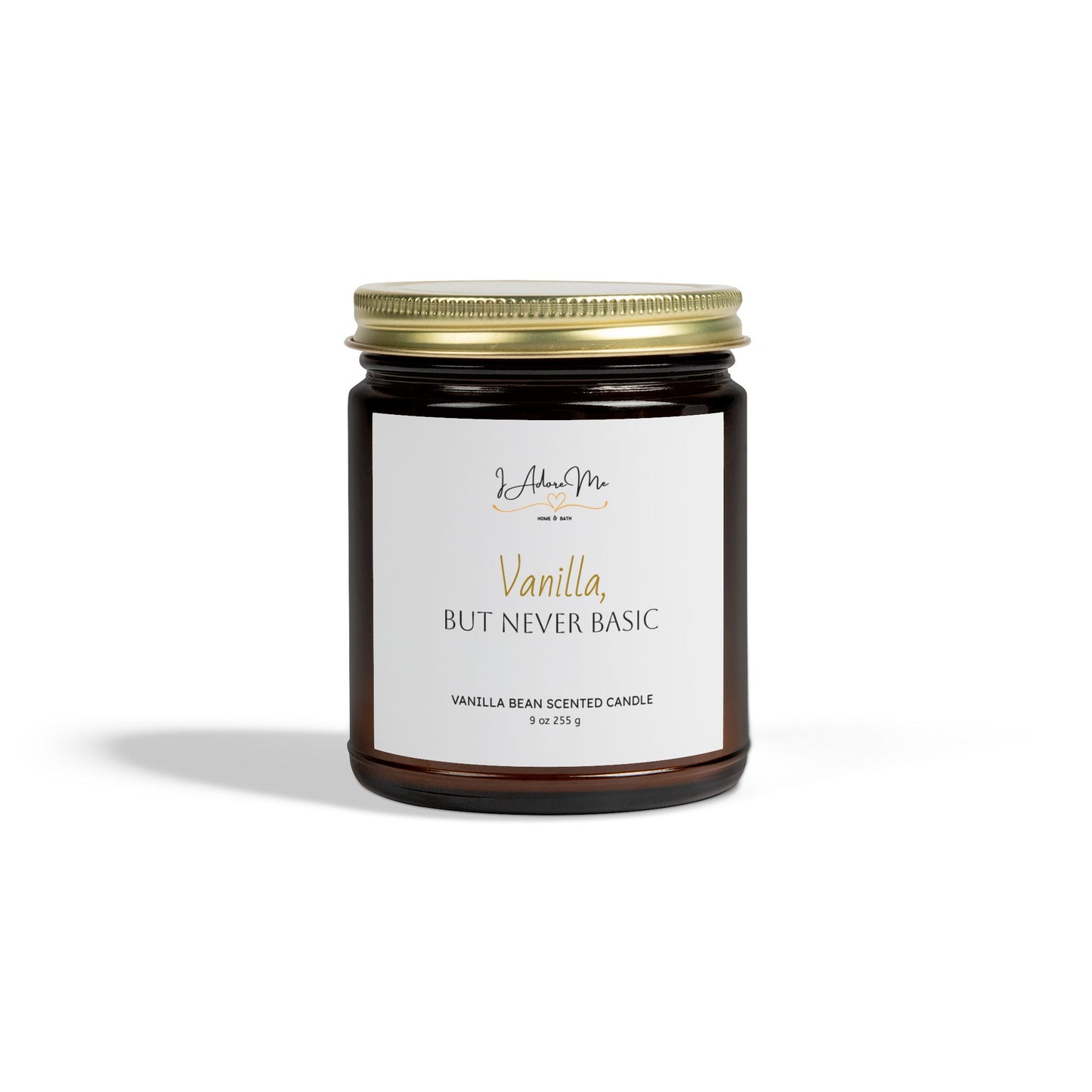 Vanilla, but Never Basic - Vanilla Bean Scented Candle - 9oz