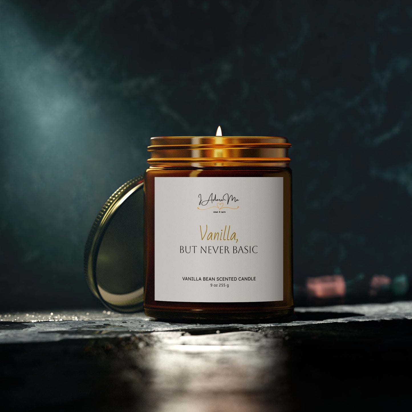 Vanilla, but Never Basic - Vanilla Bean Scented Candle - 9oz