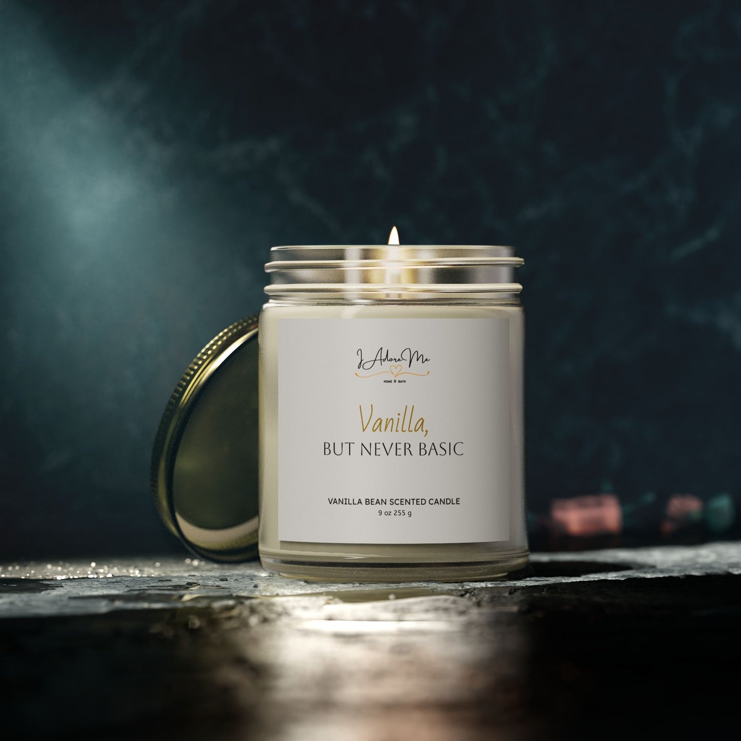 Vanilla, but Never Basic - Vanilla Bean Scented Candle - 9oz