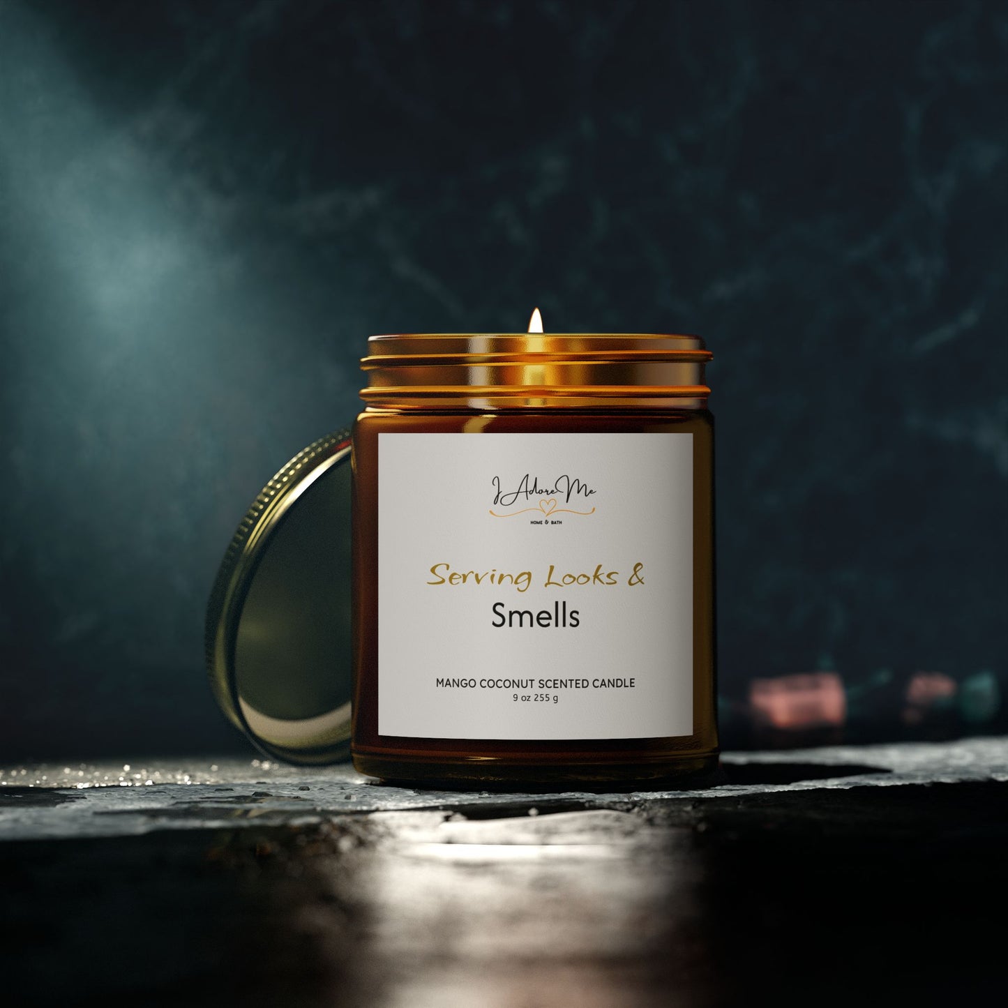 Serving Looks & Smells - Mango Coconut Scented Candle - 9oz